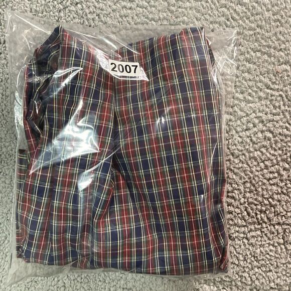 Vintage John Martin Button Up Shirt Men's Long Sleeve Western Plaid Red 36 - Picture 6 of 6